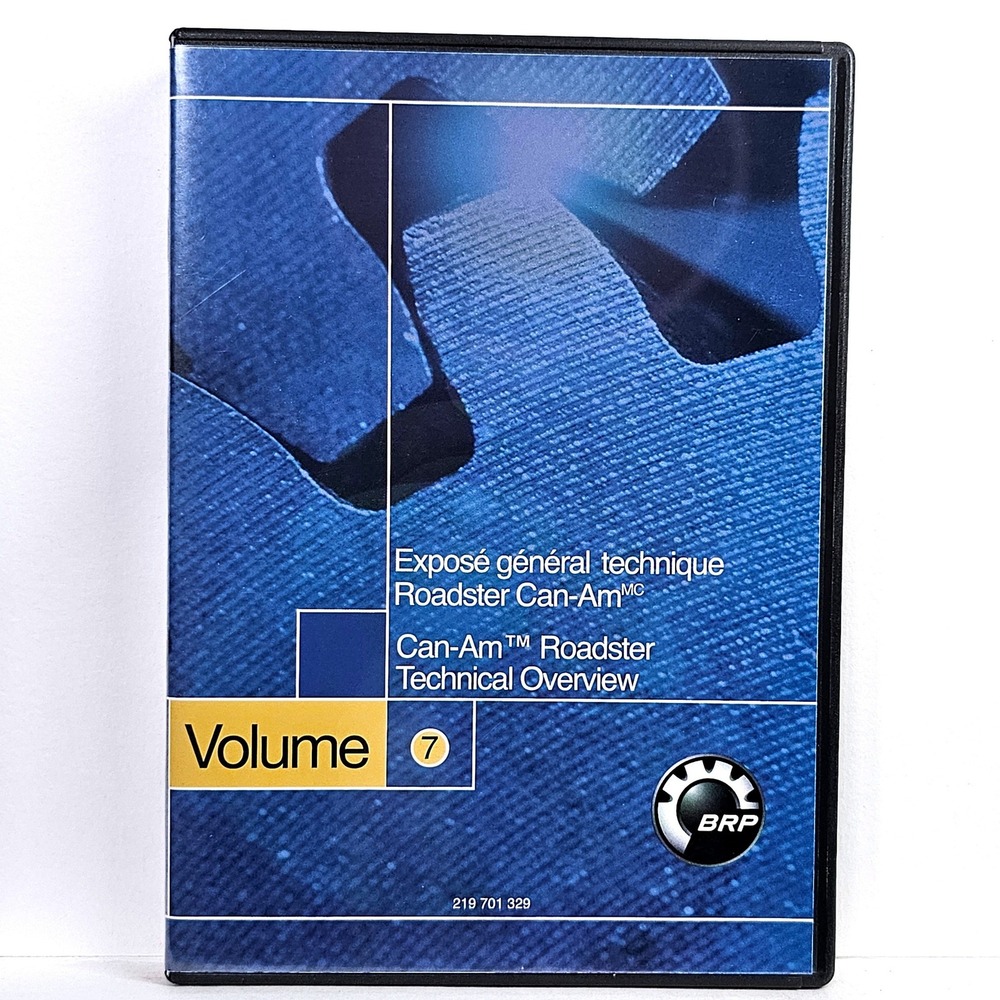 BRP Can-Am Roadster Technical‎ Overview Vol 7 DVD 219701329 2008 Service Manual